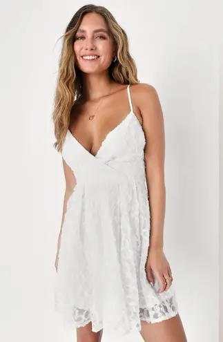 Lulus Flowery Flirtation White Tulle Lace