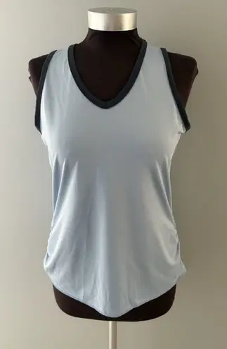 Lucky In Love Shirt Womens L Blue Athletic Racerback Tennis Golf Pickleball Size L