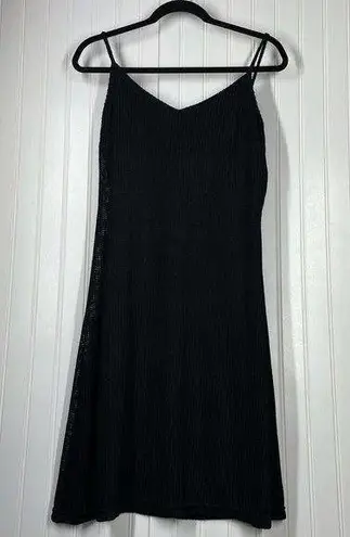 Tin Club Women's Black Sleeveless Spaghetti Straps Mini Dress Size Large