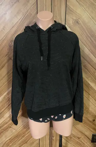 Ariat Women’s Small Black Glitter Animal Instincts Zebra Print Pullover Hoodie