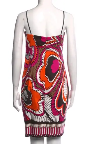 David Meister Printed Mini Slip Dress Size 8 EUC