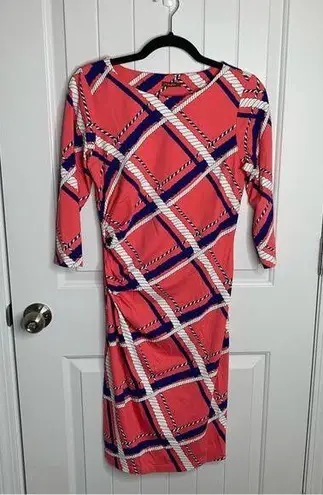 J. McLaughlin  catalina cloth ruched waist shift dress size small