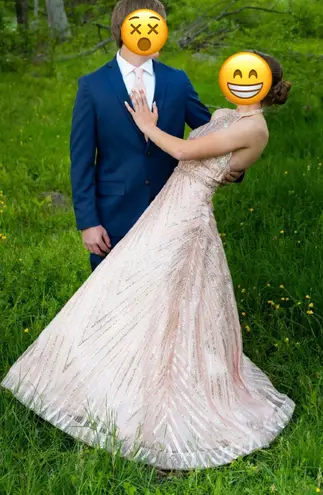 Studio 17 Rose gold Prom dress