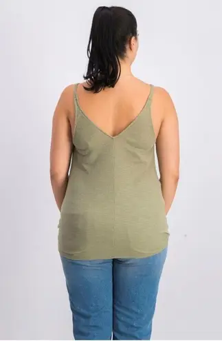 Blu Pepper | Knit Army Green Tank Top | Small