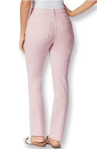 Gloria Vanderbilt Amanda High Rise Tapered Jean Wispy Pink