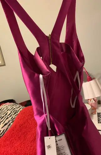 Macy's Magenta Formal Dress