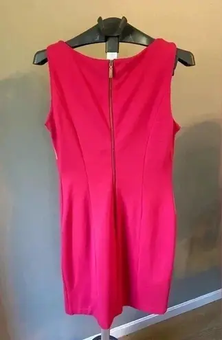 Adrienne Vittadini HOT PINK & ORANGE ZIPPER DRESS SIZE 4
