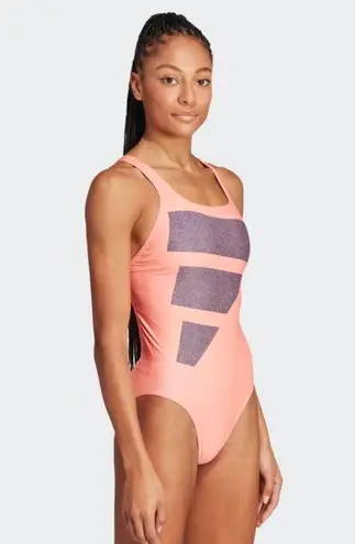 Adidas Big Bars Graphic Swimsuit