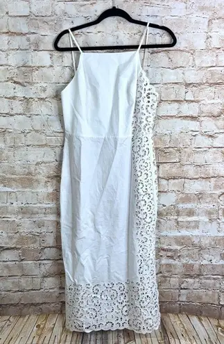 Rebecca Taylor Agnes Embroidery Dress in Milk Size 8 NWT