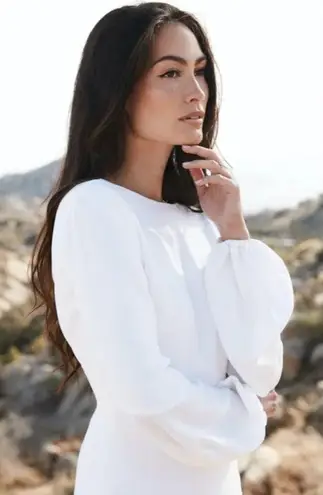 Dress the Population NWT Mackenzie Dress white mini dress XL