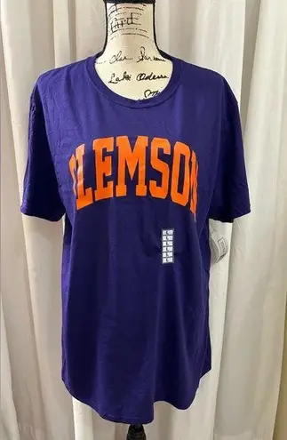 Russell Athletic  Clemson College Tee Top Sports Football Shirt Large  NWT