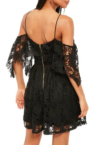Missguided Off The Shoulder Lace Dress