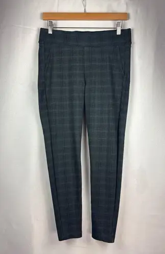 Liverpool Los Angeles Womens Petite 4/27 Plaid Pants Viscose & Nylon Blend