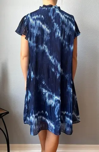 DKNY  Acid Wash Pleated Shift Dress Size 10