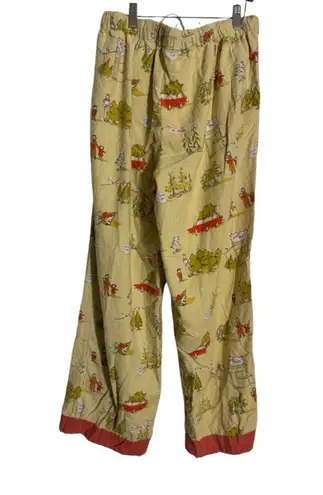 Munki Munki  yellow tree farm  2pc Flannel Pajamas