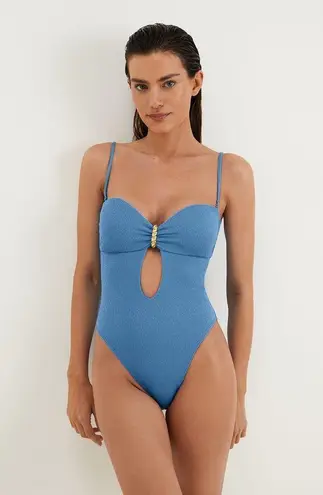 VIX Firenze Lori One Piece, Size medium, $248 Blue