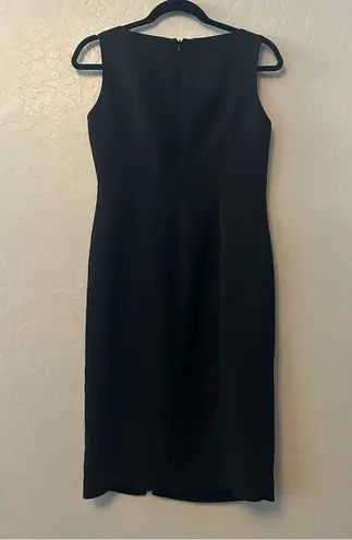 Jones Wear Dress black sleeveless dress with twist bow detail on front size 4