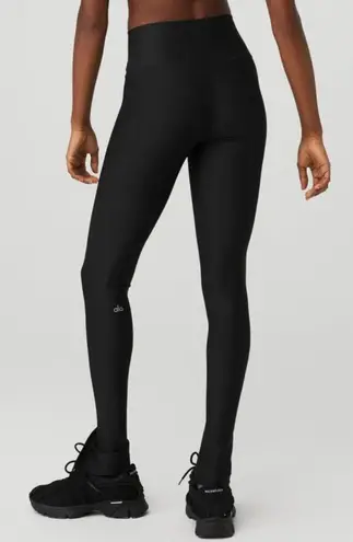 Alo Yoga Alo High-Waist Airlift Elongated Leggings Black Hi-Rise Tights Pant V-Back Align