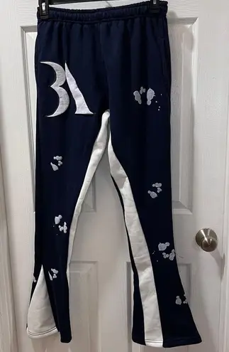 Burned Apparel Navy Blue Split