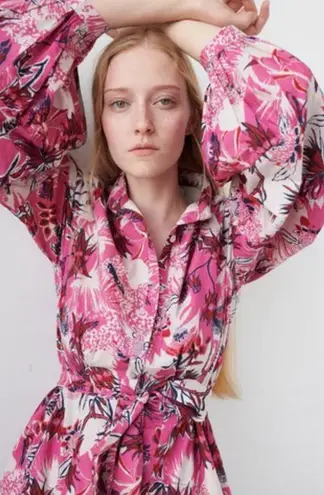 CHUFY 100% cotton Ushi Mini Dress EUC Pink Size XS