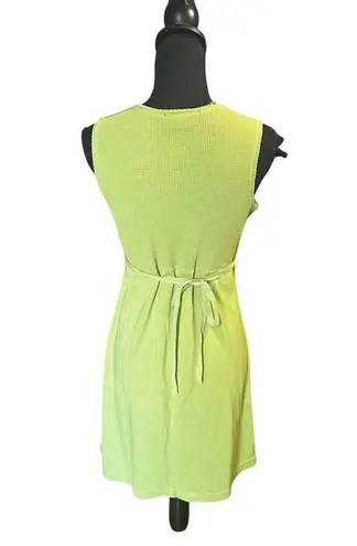 Lime Green Sleeveless Metropolitan Dress