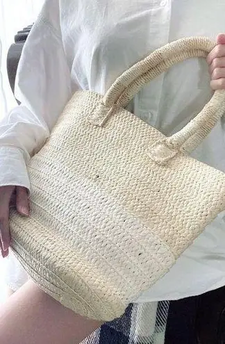 Altru Made For Good Straw Tote Bag - Tan/Straw/Beige