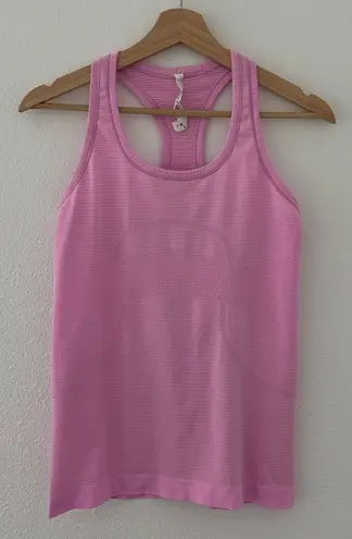 Lululemon  bubblegum pink swiftly tank top