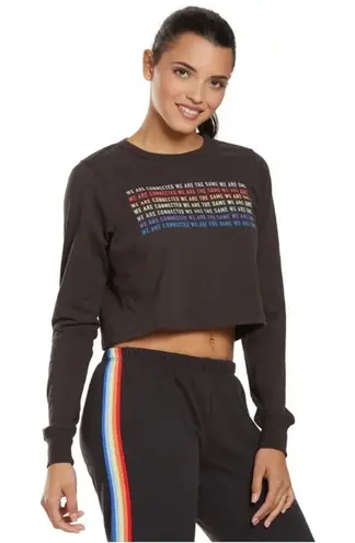 Spiritual Gangster NWT  Fiona Long Sleeve Crop Top size small - Image 1