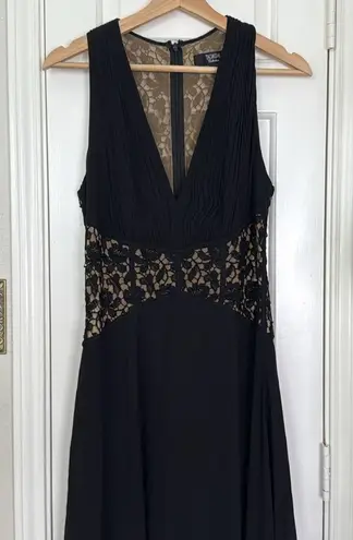 Tadashi Shoji TADASHI collection lace detail midi dress semi formal