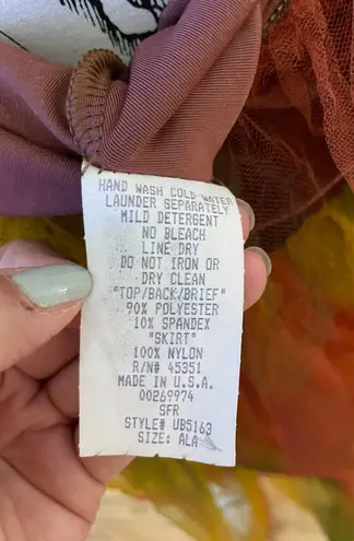 Curtain Call Costume Tutu Bodysuit Fall Autumn π Colorful Velvet Asymmetric