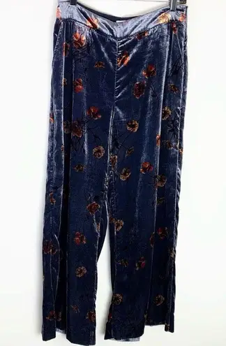 Anthropologie  ETT:TWA Jessie Velvet Wide Leg Pant