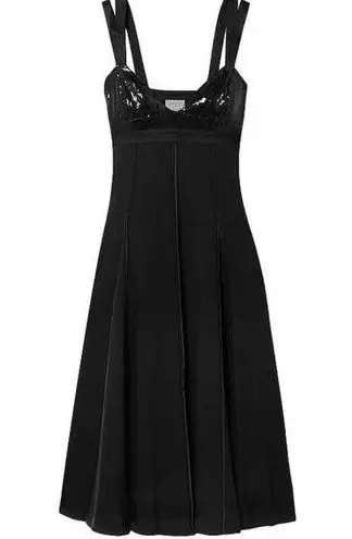 Jason Wu cutout sequined satin trimmed twill midi dress 12