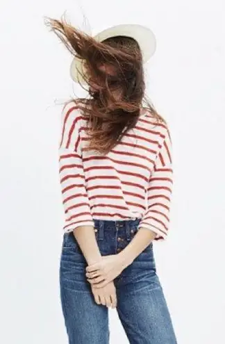Madewell  Audio Tee in Calabasa Stripe