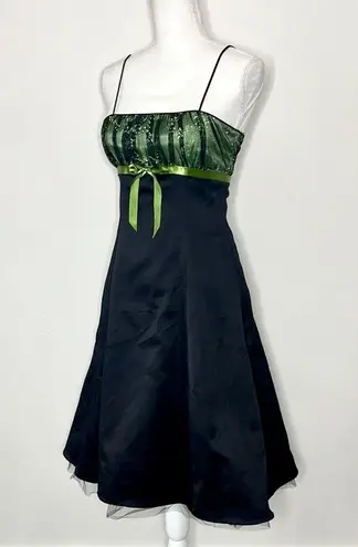 Vintage Semi Formal Dress Black Size undefined