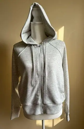 Yogalicious Scuba Amy Jacket in Light Heather Grey NWT