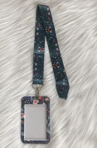 Floral lanyard with Id/ card holder