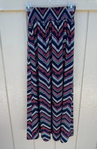 Joe B by enbasset | Chevron Pattern Maxi Skirt