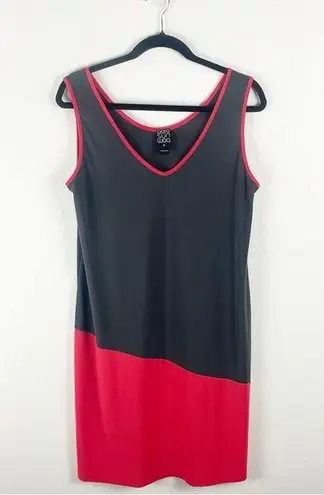 CLARA SUN WOO Colorblock Sleeveless Casual Dress, Size Medium