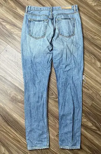 GRLFRND Jeans Size 27 Karolina High Rise Skinny Stonewall Distressed Destroyed