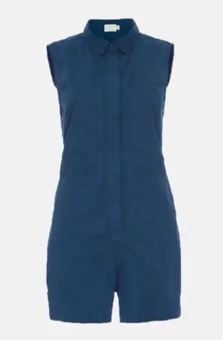 Nation Ltd Bixby Romper Navy Blue Medium