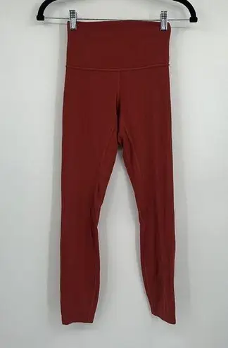 Lululemon  Align Pant II 25" Dark Sport Red Size 2