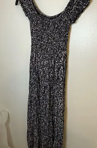 Amazon  Floral Print Off The Shoulder Maxi Dress Size Small