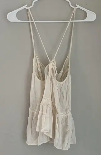 American Eagle Off white flowy tank top