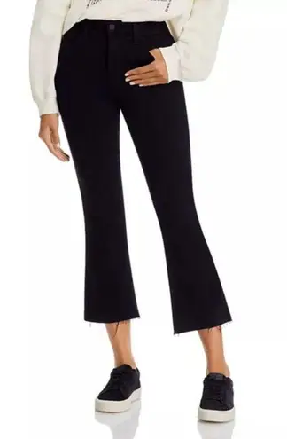 L'Agence L’Agence Kendra High Rise Crop Flare Jeans in Black, Size 28 NWT Online for $275