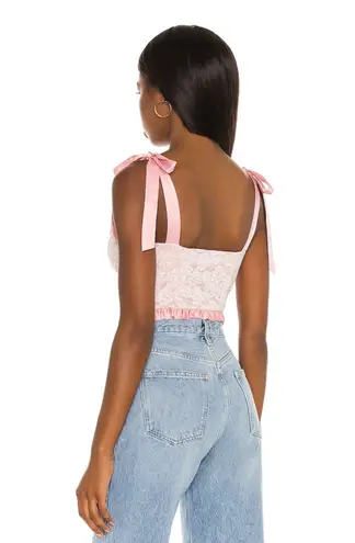 Majorelle Pink Lace Up Corset