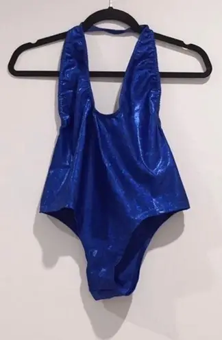 rolita couture blue rave festival suit Size XS
