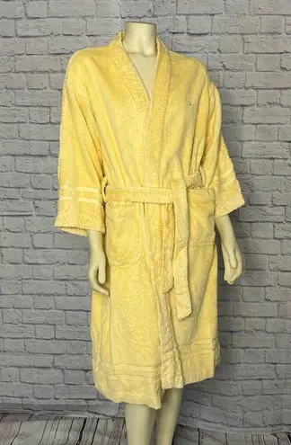 Ralph Lauren Vintage  His & Her Terry towel robe in yellow size Medium & Large