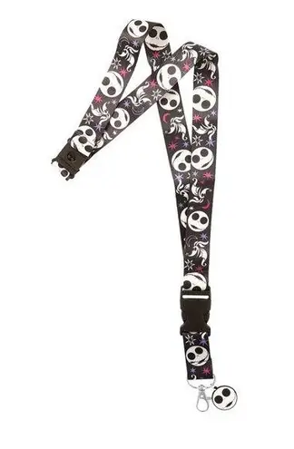 Disney  nwt Nightmare before Christmas Lanyard with Charm 10" thumbnail 1
