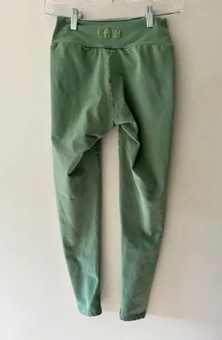 Booty By Brabants Sage Green Textureless Leggings