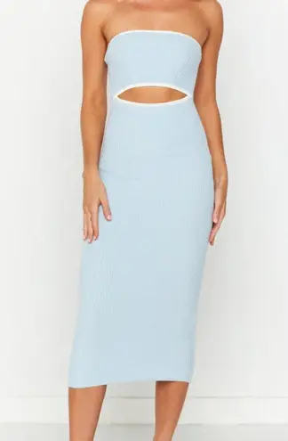 Beginning Boutique Isobel Blue Midi Dress